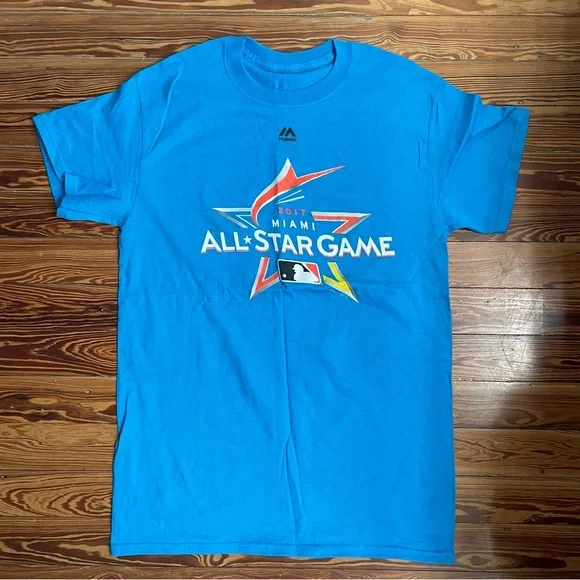 MLB 2017 All-Star Game Blue T-shirt - Picture 1 of 6